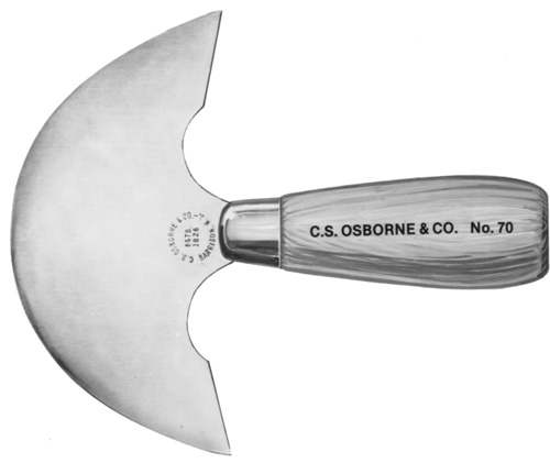 C.S. Osborne Round Head Leather Crafting Knife #70